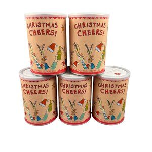 Christmas Cheers! Puzzle Greetings Tin – Poet and Painter Two’s Company Lot of 5